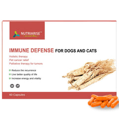Nutriarise Immunité Défense – bouteille, soutien immunitaire potentiel pour chiens et chats.