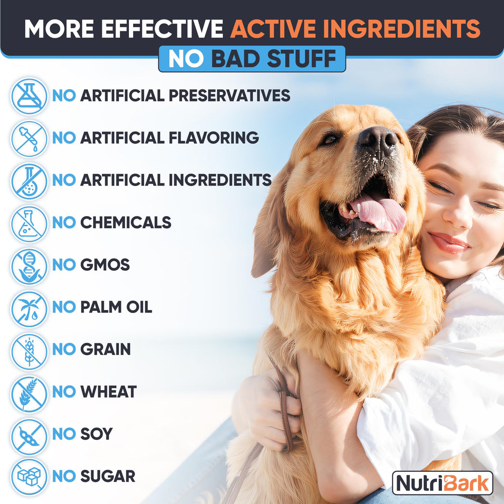 Nutribark glucosamine chien, saveur poulet bacon pour une dégustation agréable.
