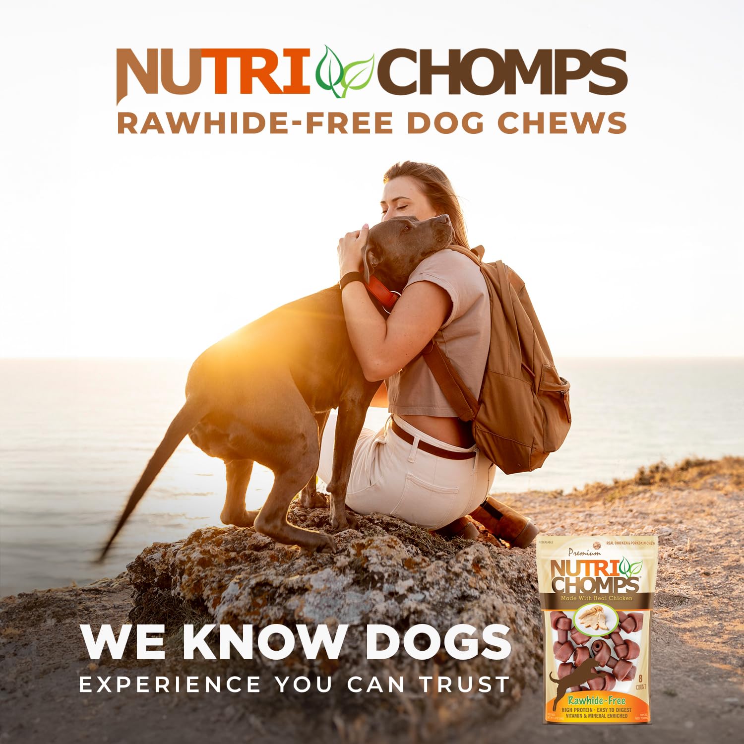 NutriChomps format nœud 2,5 pouces pour petits chiens
