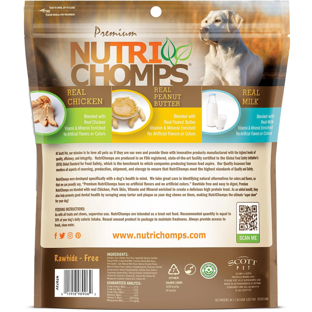NutriChomps aide-dentition, contribue à la propreté dentaire.