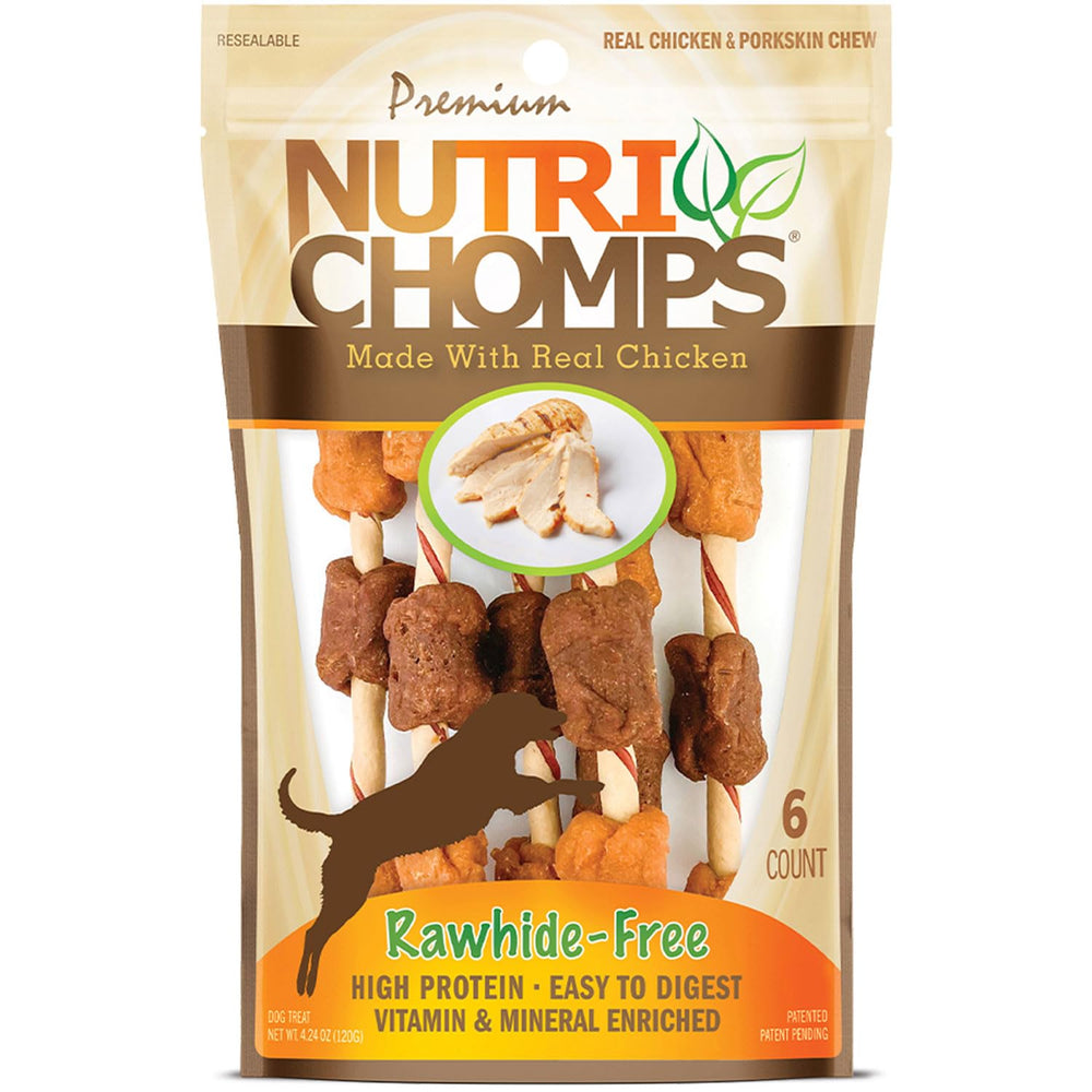 NutriChomps brochettes poulet-canard, friandise digeste sans rawhide