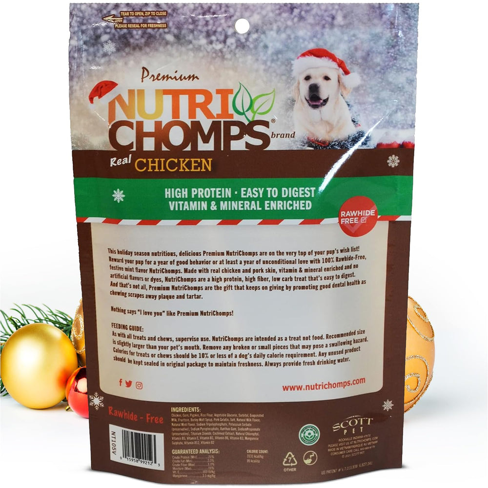 NutriChomps cadeau de Noël pour chien, idéal pour le bas de Noël.