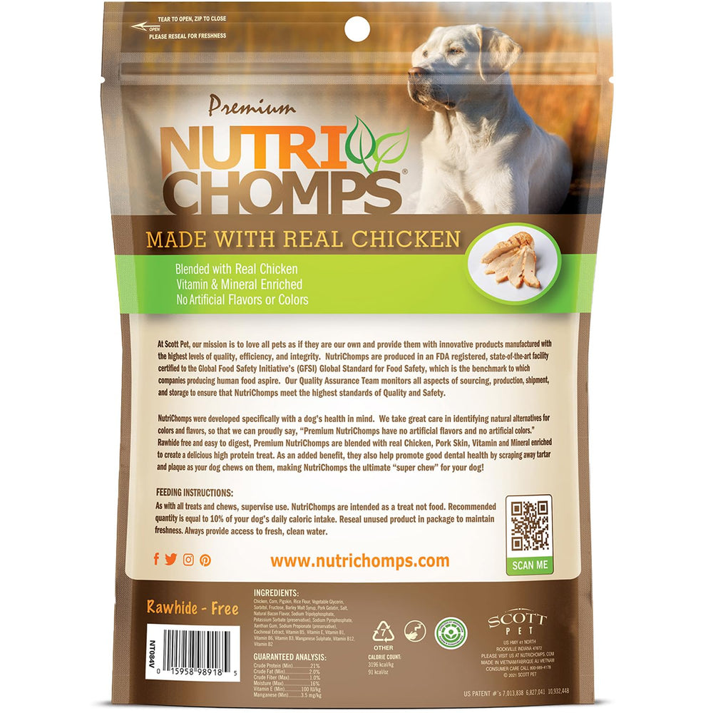 NutriChomps forme d’oreille, texture adaptée à la mastication
