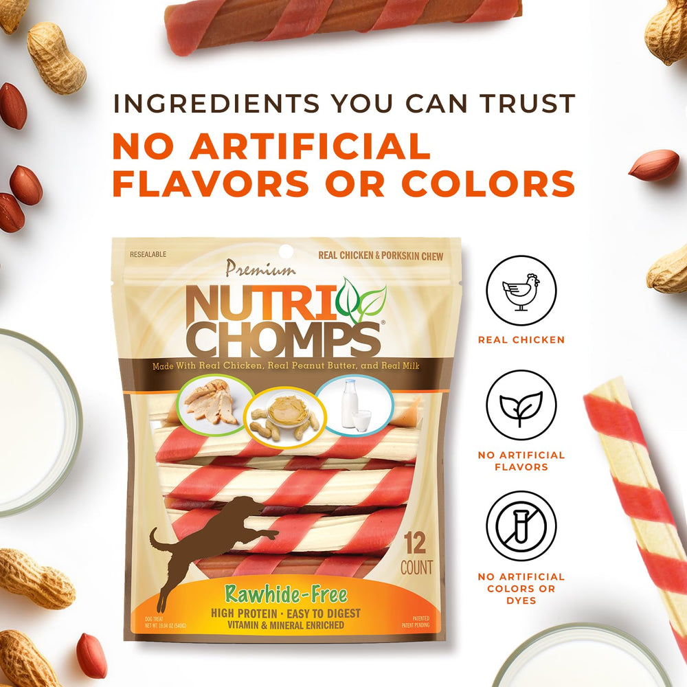NutriChomps ingrédients vitamines minéraux, nourrissant et savoureux.