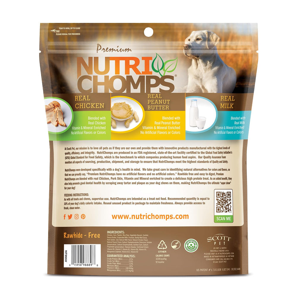 NutriChomps ingrédients: vitamine et minéraux essentiels pour soutenir l’organisme.