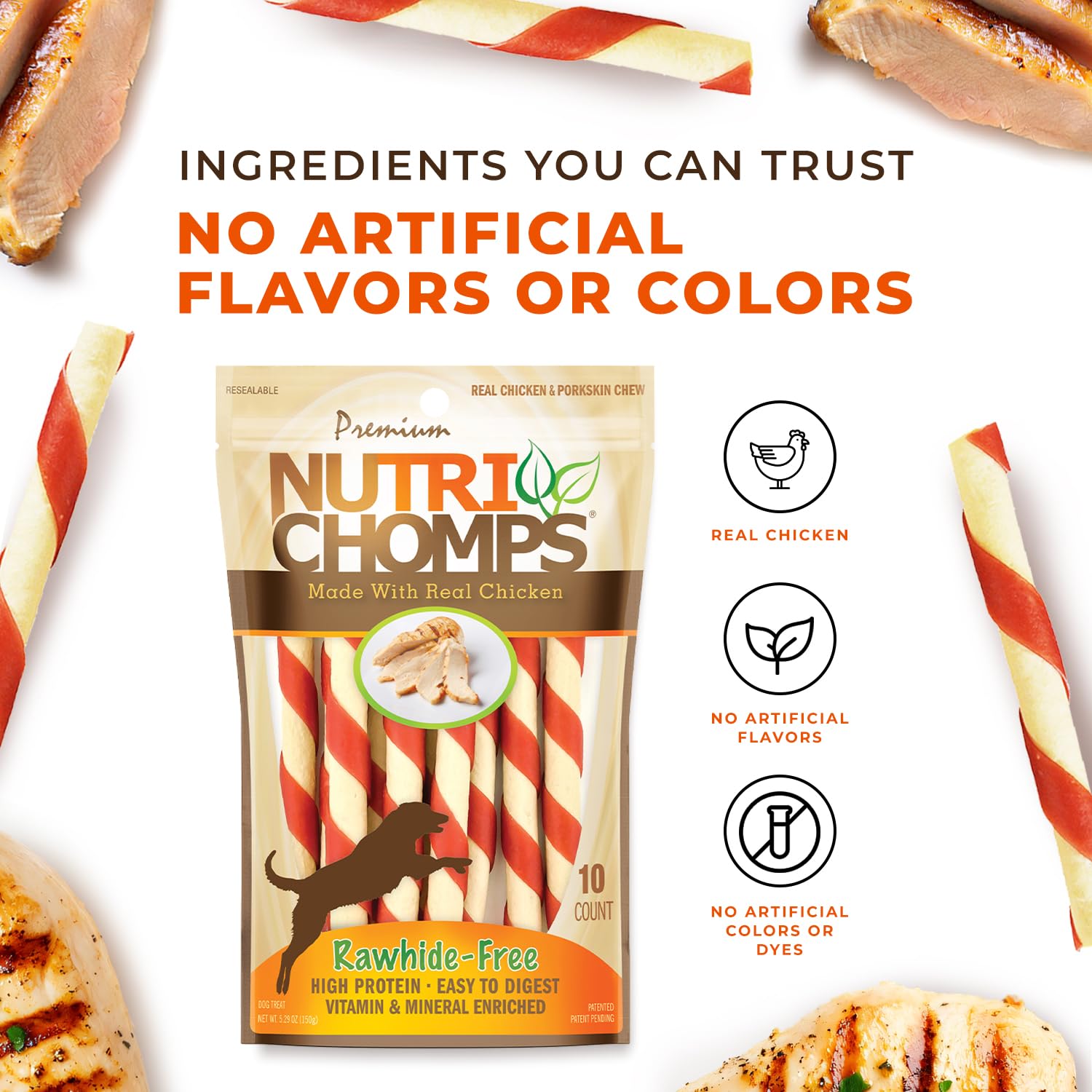 NutriChomps sac réutilisable – praticité et fraîcheur préservées