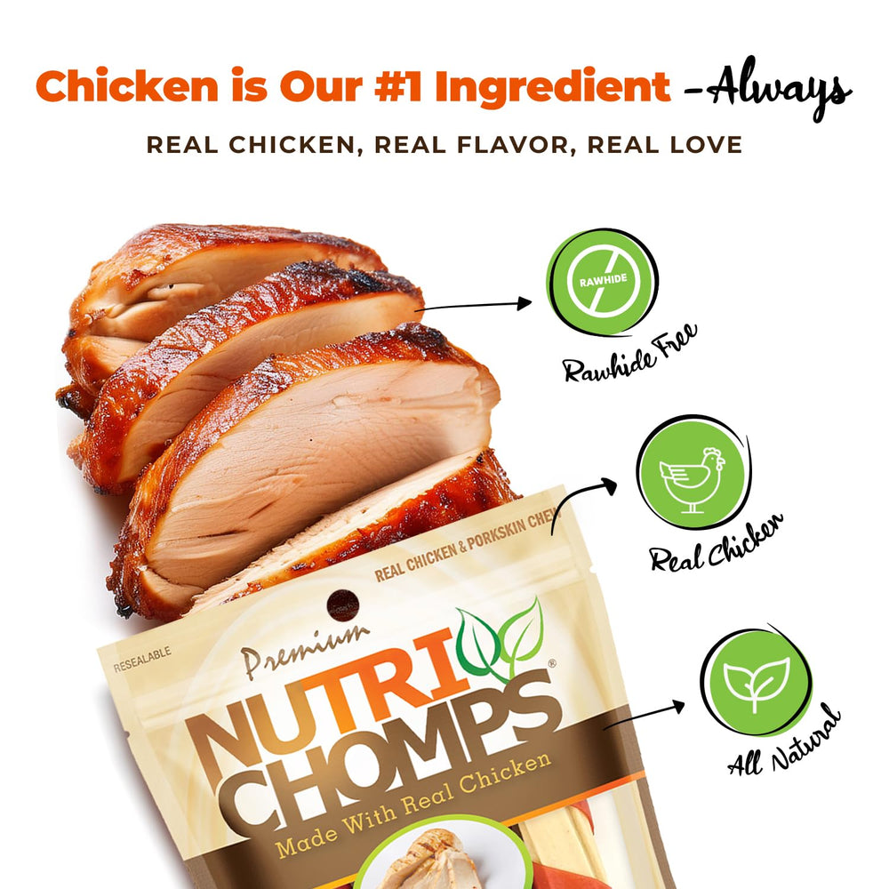 NutriChomps sans cuir animal : option digeste pour chiens sensibles.