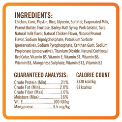 NutriChomps taille 4po visuel: idéal pour petites et moyennes races.