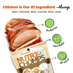 NutriChomps tresses poulet, 6 pouces, distraction saine lors du jeu