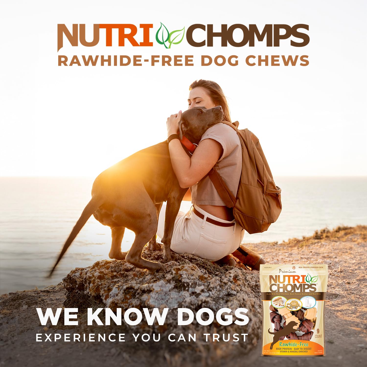 NutriChomps vitamines et minéraux visuel: soutien nutritionnel quotidien.