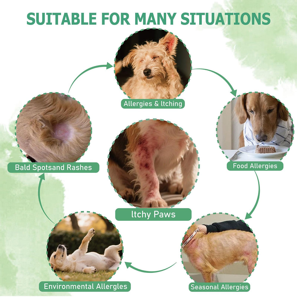 Nutridog Allergy Chews omega-3 saumon : soin peau et pelage.