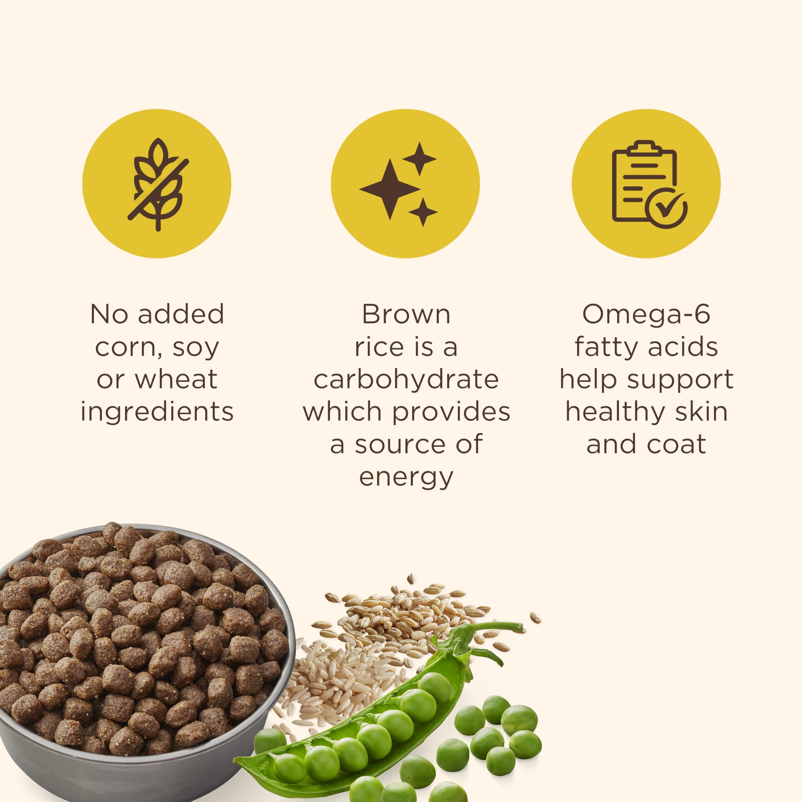 Nutrish assiette chien en train de manger, repas pratique.