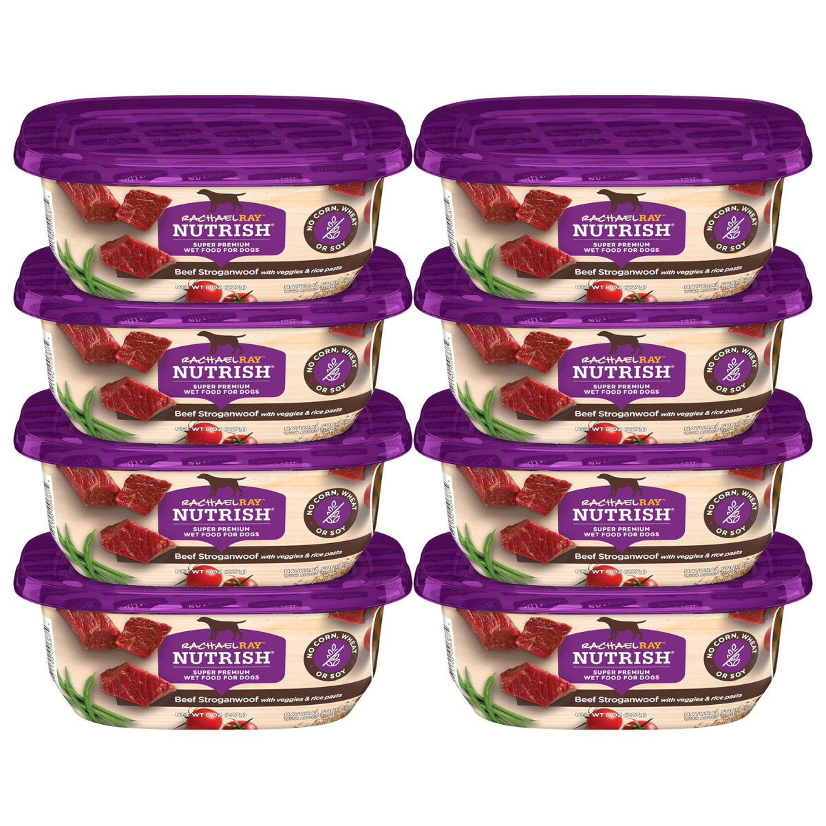 Nutrish Stroganwoof boeuf en pot: repas humide pratique et appétissant