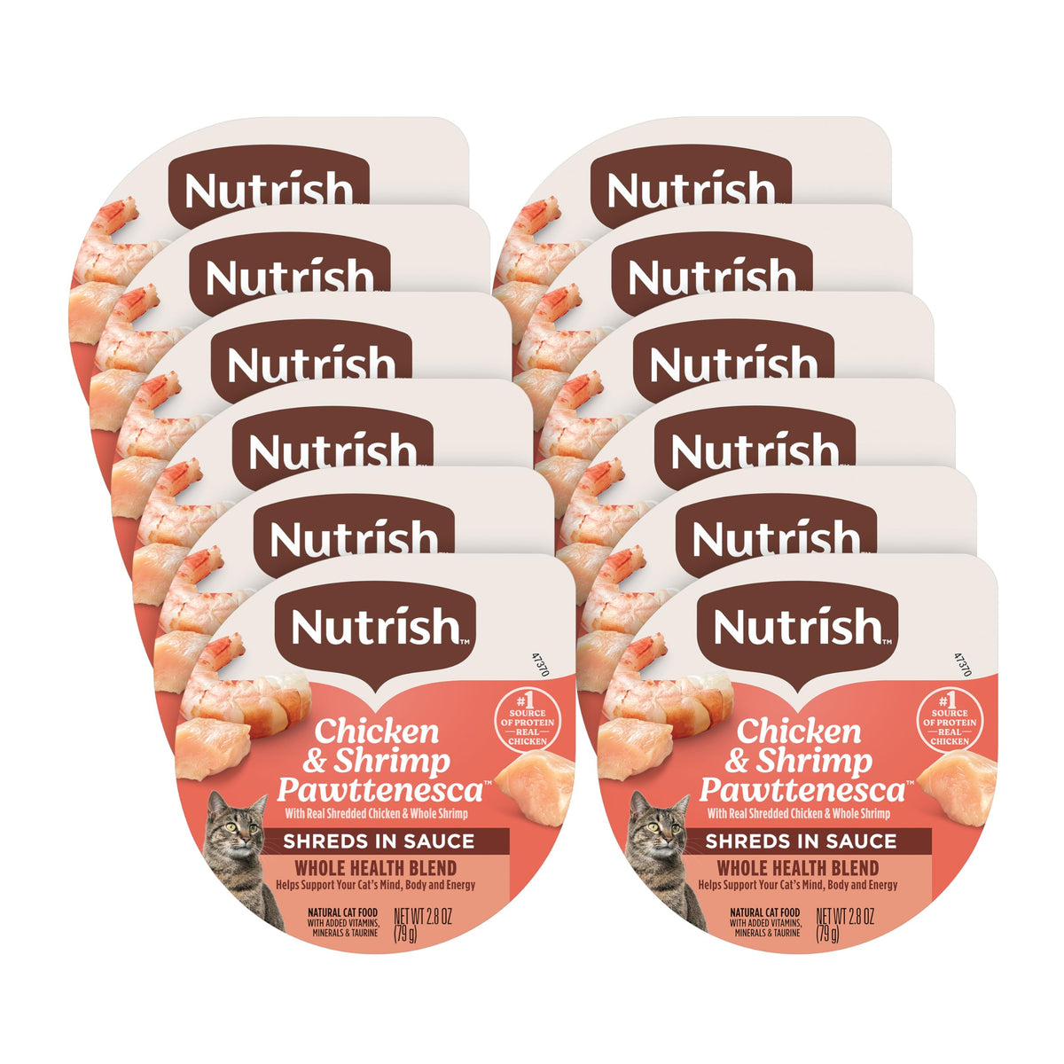 Nutrish Chat: poulet et crevettes en sauce pour repas humide