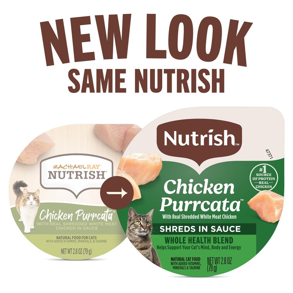 Nutrish Chat Purrcata: morceaux de poulet en sauce appétissante.