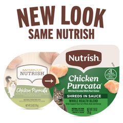 Nutrish Chat Purrcata: morceaux de poulet en sauce appétissante.