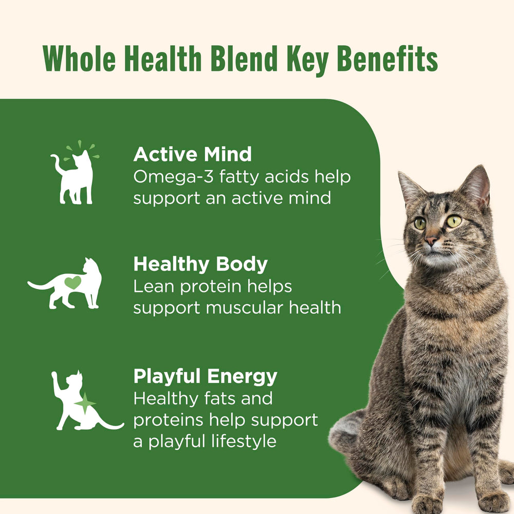 Nutrish Chat Purrcata: pâte sans céréales adaptée aux chats sensibles.