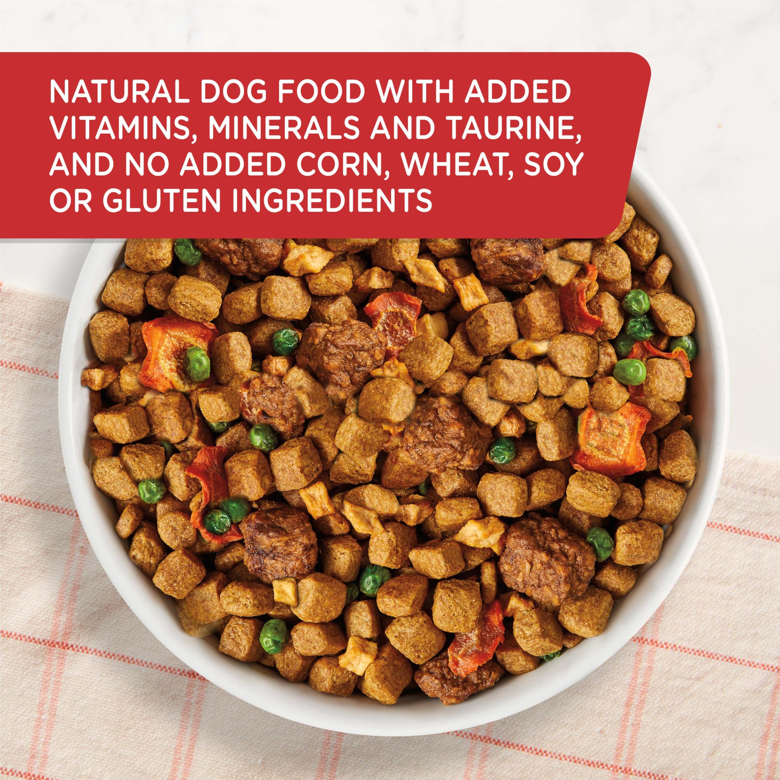 Nutrish Dish ingrédients naturels et vitamines, alimentation quotidienne.