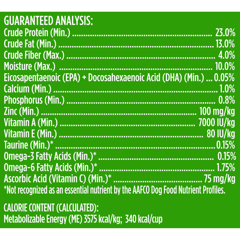 Nutrish ingrédients de haute qualité pour chien