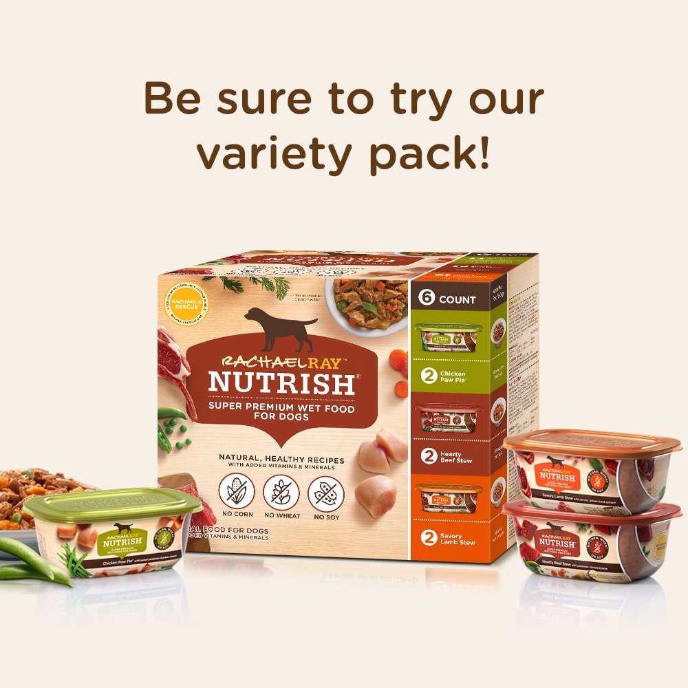 Nutrish Muttballs emballage pratique – contenants faciles à emporter.