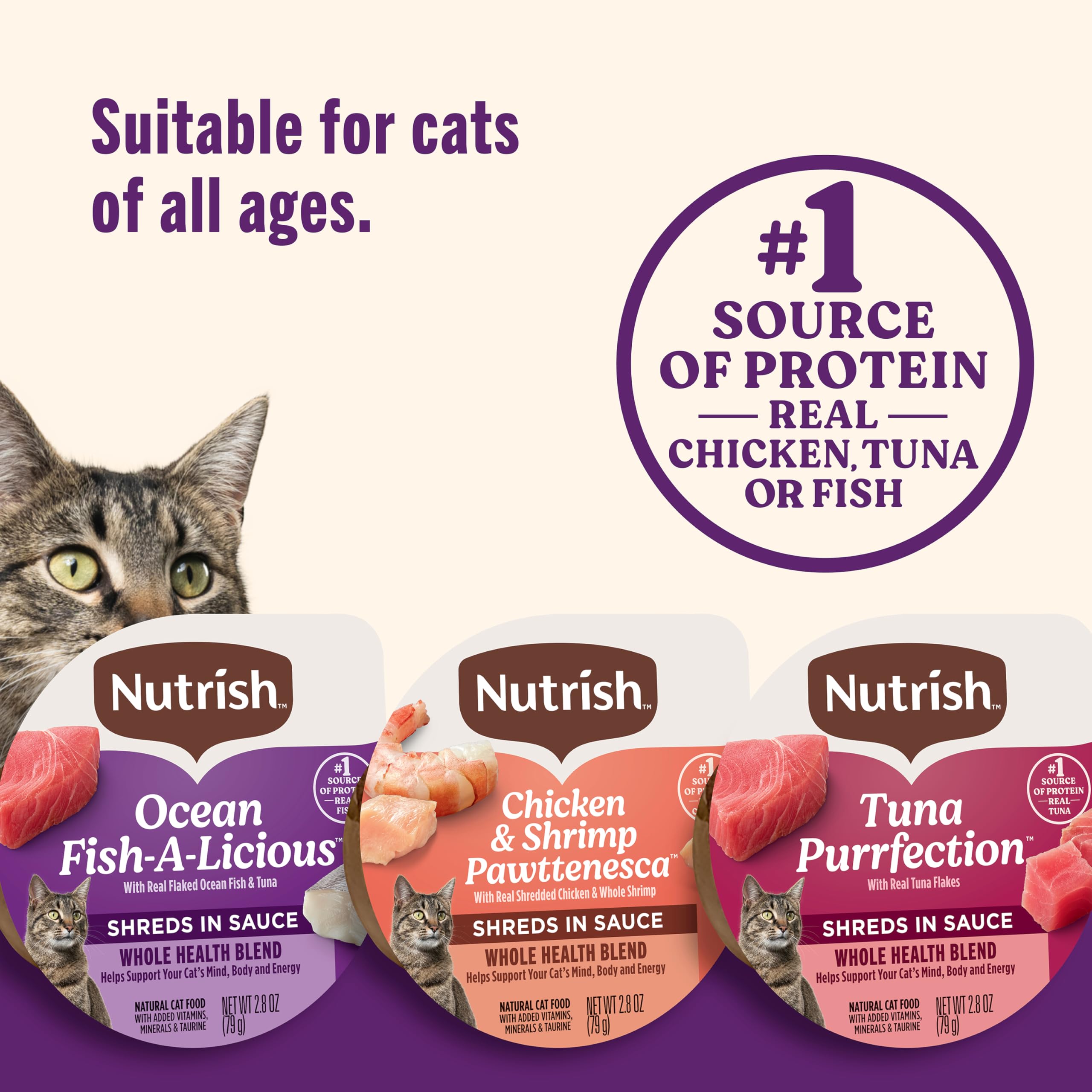 Nutrish Ocean Lovers: bol pratique pour servir rapidement les repas.