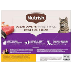 Nutrish Ocean Lovers: variété-chat-cuve, textures tendres pour un repas plaisant.