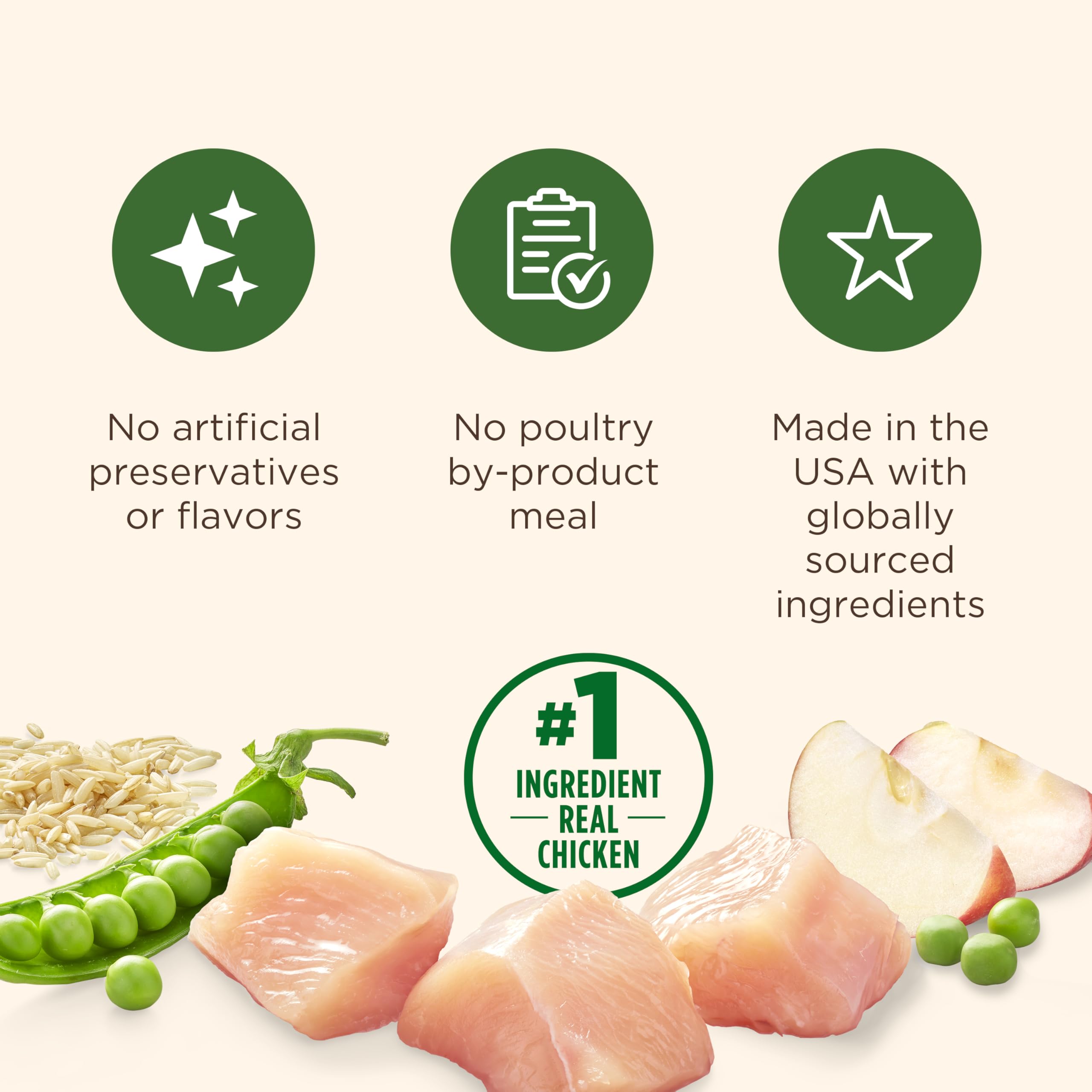 Nutrish pâté omega-3 et vitamines, image met en avant les nutriments.