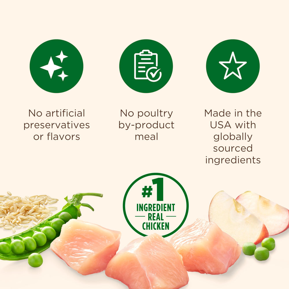 Nutrish pâté omega-3 et vitamines, image met en avant les nutriments.