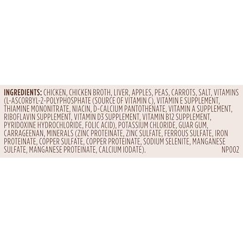 Nutrish pate poulet-pomme sans gluten, choix pratique pour repas complet.
