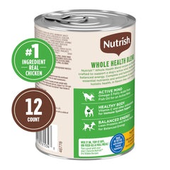 Nutrish pâté sans additifs artificiels, image montrant l'emballage clair.