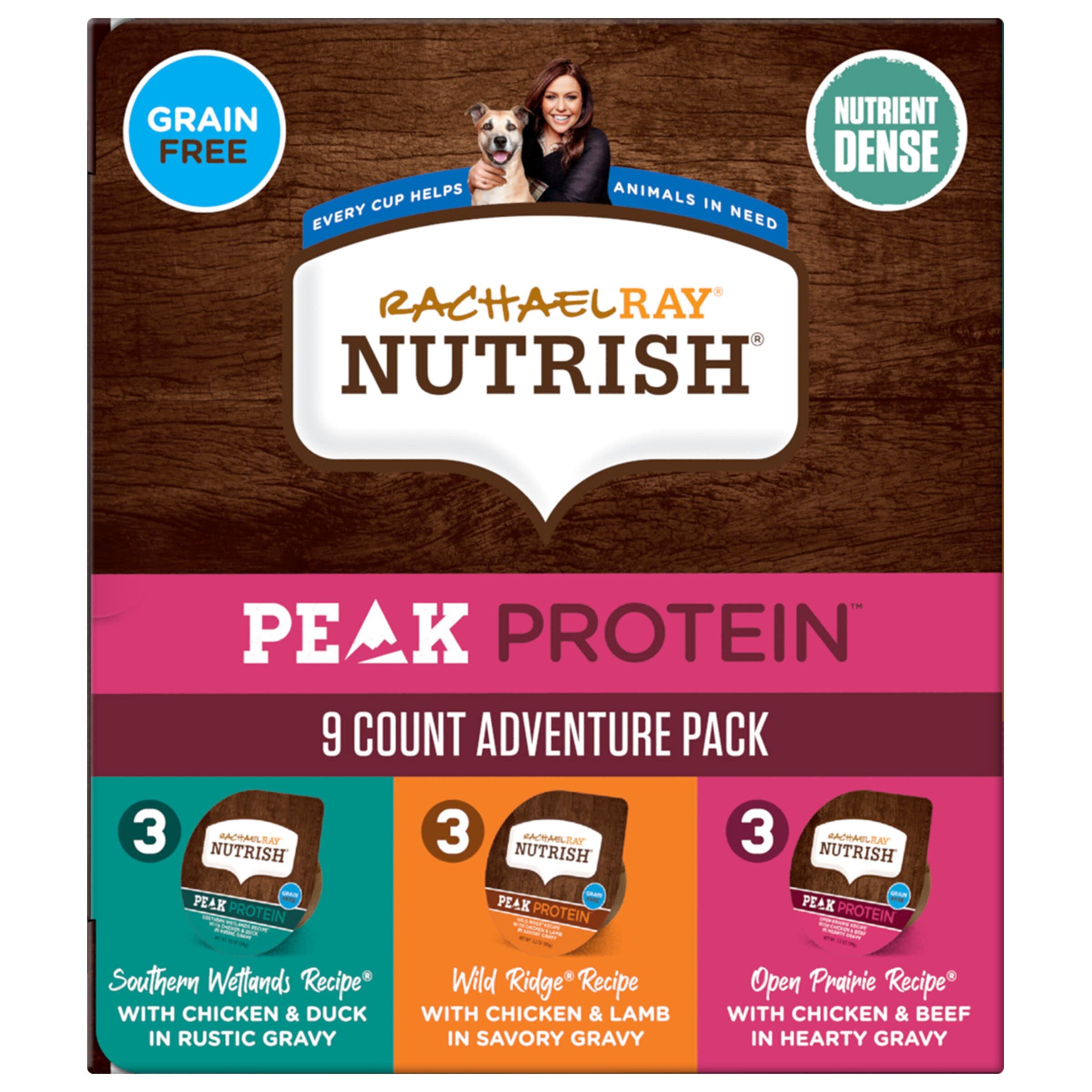 Nutrish Peak Protéine poulet et agneau, sauce savoureuse, repas équilibré