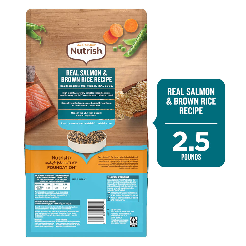 Nutrish Rachael Ray, nourriture sèche adaptée à tous les âges des chats