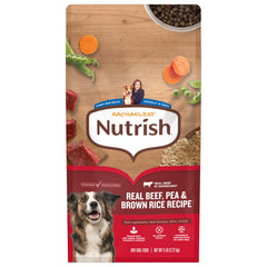 Nutrish Rachael Ray – bol de croquettes au boeuf pour chien, appétit soutenu