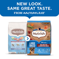 Nutrish Rachael Ray, morceaux de boeuf réels pour attirer l appétit.