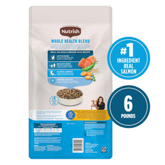 Nutrish saumon réel et riz brun, vitamine E et antioxydants pour immunité