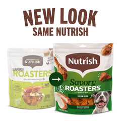 Nutrish Savory Roasters - sachets 5 oz: format pratique pour entraînement.