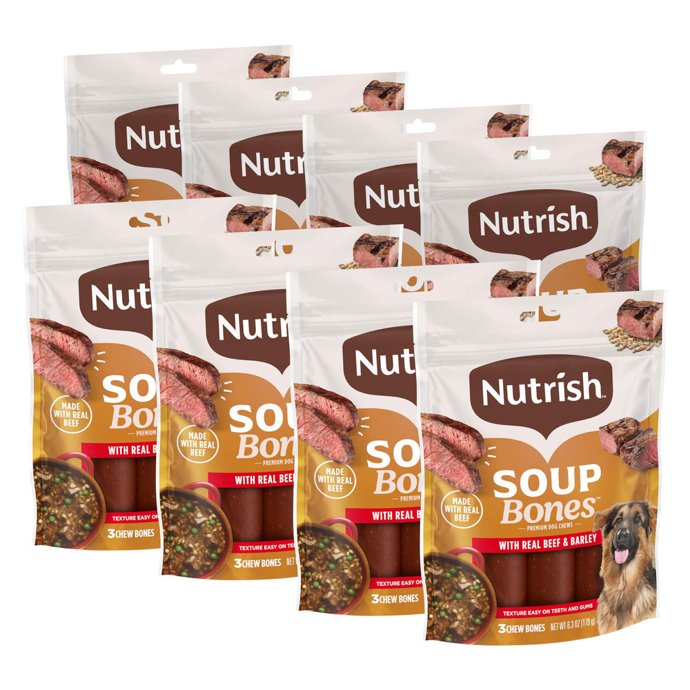 Nutrish Soup Bones os de soupe au boeuf et orge pour chien.