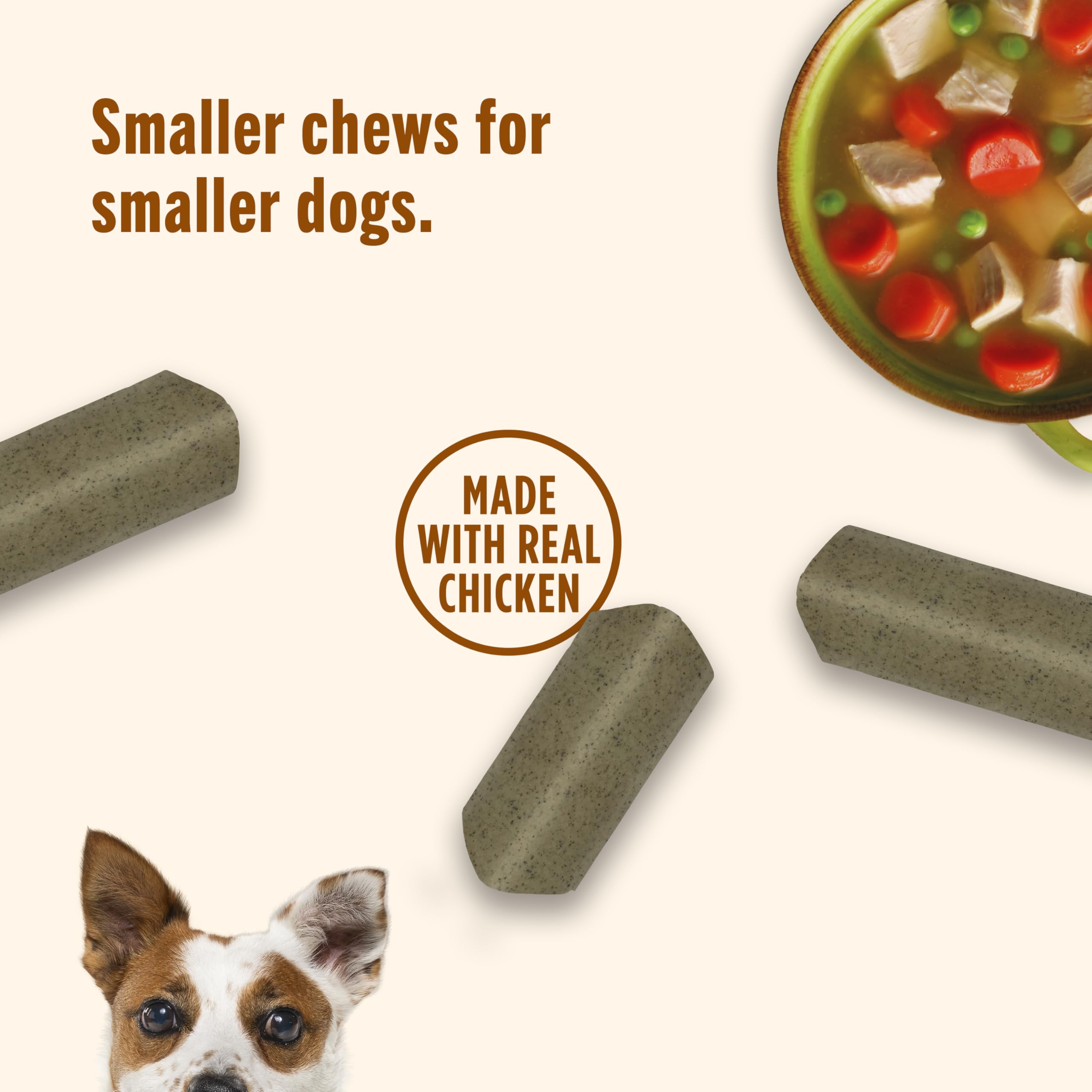 Sachet refermable Nutrish Soup Bones Minis pour maintenir la fraîcheur