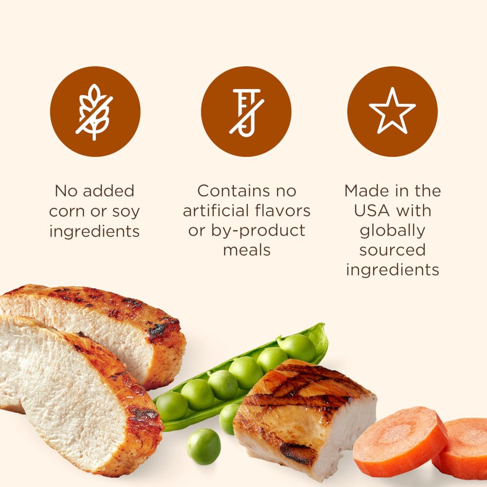 Nutrish Soup Bones sans arômes artificiels, goût réel de poulet et légumes.