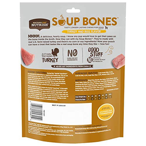 Nutrish Soup Bones saveur dinde, goût authentique pour chiens gourmands.