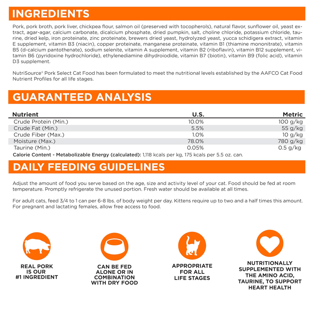 NutriSource Chat Conserve Servir En Assiette — portion adaptée pour alimentation quotidienne.