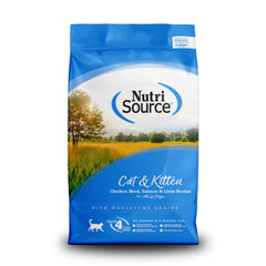 NutriSource chat-et-chaton sac-12lb: sac pratique pour l'alimentation quotidienne.