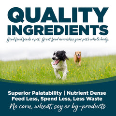 NutriSource: oméga-3 et oméga-6 pour peau et pelage sains visibles.