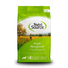 NutriSource poids gestion sac 4lb : sac de croquettes prêt à nourrir votre chien