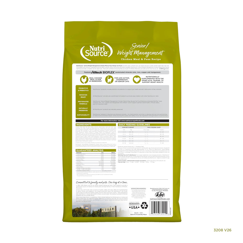 NutriSource Senior Chat – prébiotiques et probiotiques pour digestion et absorption