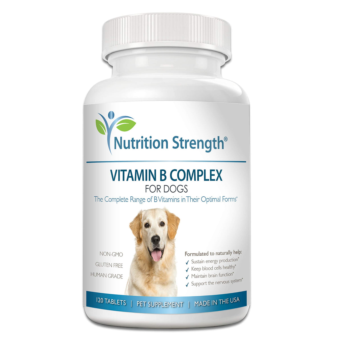 Nutrition Strength – tablettes masticables B pour chien, énergie et bien-être
