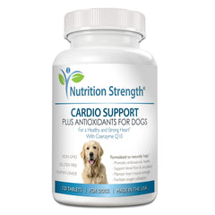 Nutrition Strength Cardio Support pour chien — boîte visible et soutien potentiel du cœur.