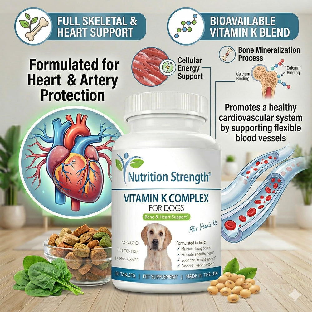 Nutrition Strength comprimés mous – saveur appétente facilitant l’administration.