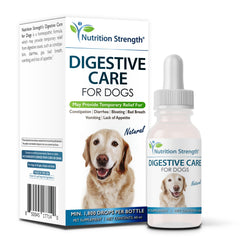 Nutrition Strength Digestive Care: bouteille de 60 ml prête à l’emploi pour chiens.