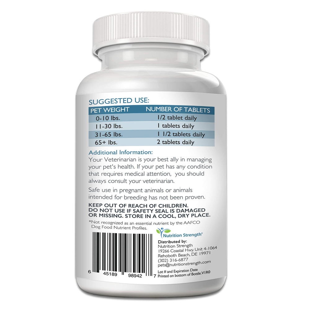 Nutrition Strength Eye Care pour chiens — comprimés masticables savoureux pour la routine.